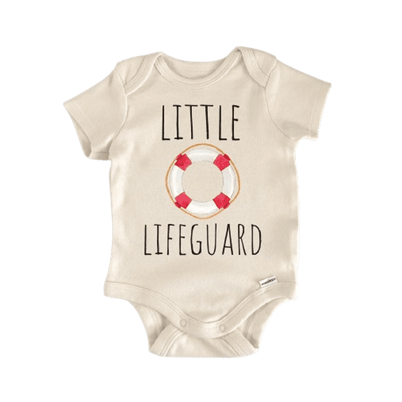 Lifeguard Beach Newborn Baby Bodysuit