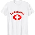 thumbnail image 1 of Lifeguard - Front Design T-ShirtMen and women, Black T-shirt, size: Extra large, 1 of 4