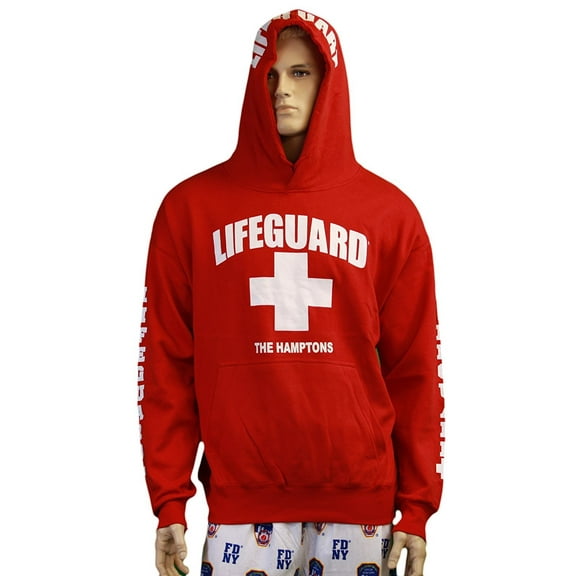 Lifeguard Kids The Hamptons NY Life Guard Sweatshirt Red X-Small 2-4