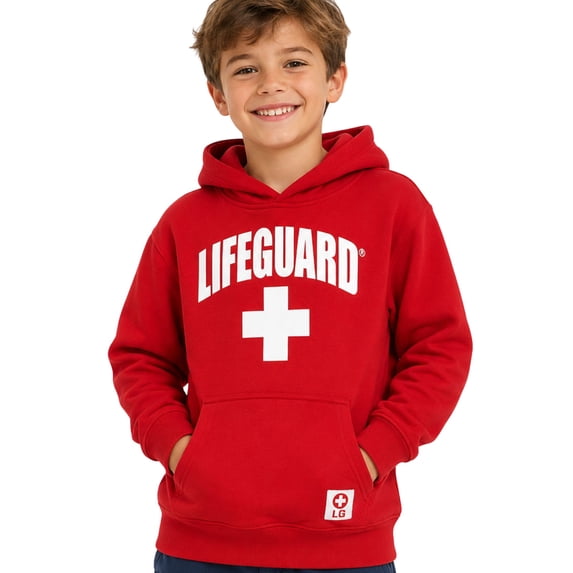 Lifeguard Officially Licensed First Quality Youth, Kids Hooded Pullover Sweatshirt