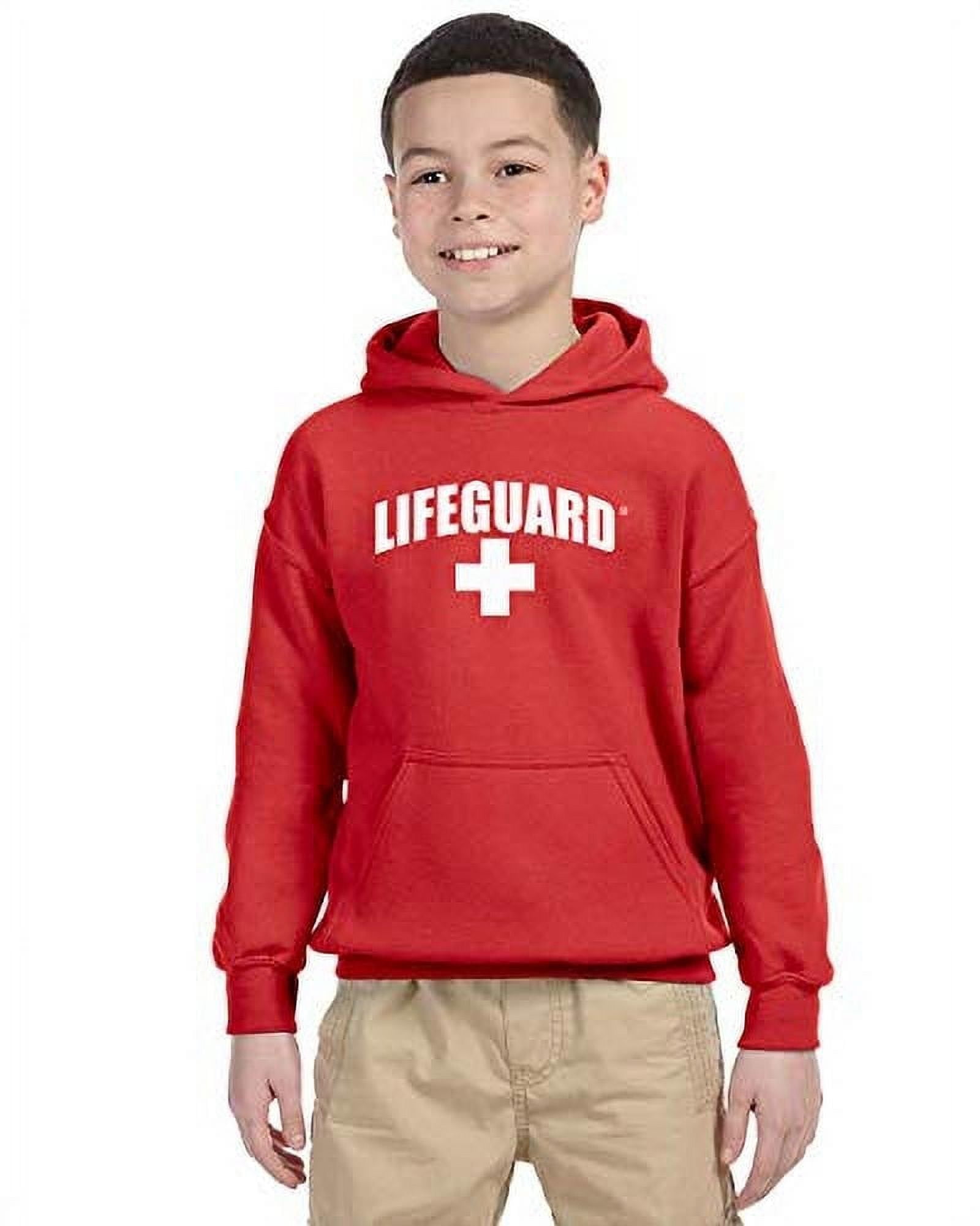 Lifeguard Officially Licensed First Quality Youth, Kids Hooded Pullover Sweatshirt