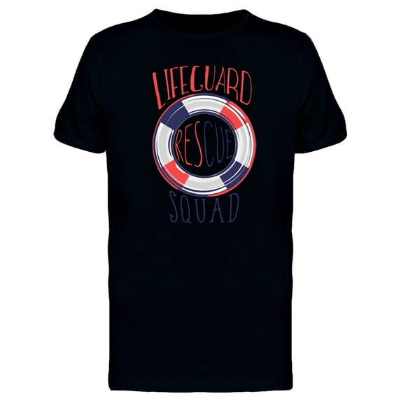 Lifeguard Rescue Squad T-Shirt Men -Image by Shutterstock, Male Large