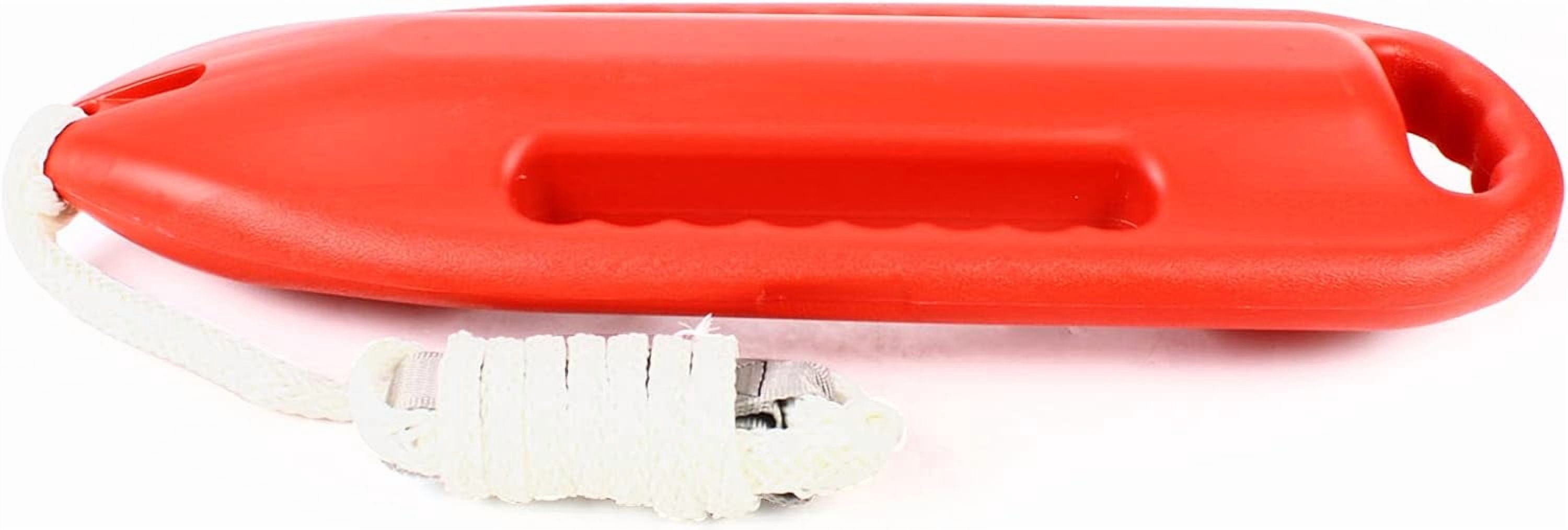 Lifeguard Rescue Rope Lifeguard Rescue Tube,3 Handle Rescue Can Swimming Float W/5.25ft Pe ...