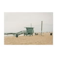 thumbnail image 1 of Lifeguard Stands in Venice, Los Angeles 02 - Los Angeles California Photography Beach Coastal Ocean Seaside Minimalist Summer Unframed Wall Art Print 40 x 60 inches, 1 of 7