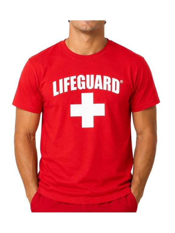 T-Shirt Official Life Guard Tee Red Medium