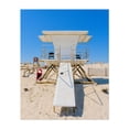 thumbnail image 1 of Lifeguard Tower at Assateague Island 03 - Photography Beach Coastal Seaside Architecture Summer Minimalist Unframed Wall Art Print 11 x 14 inches, 1 of 13