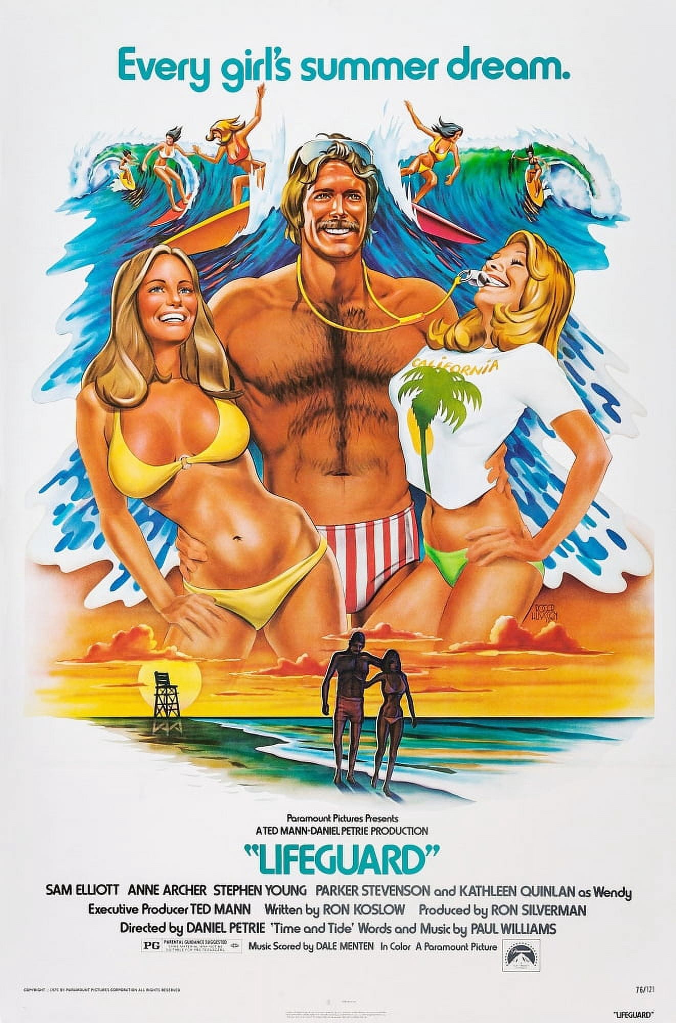 Lifeguard U Canvas Art -  (11 x 17)