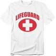 thumbnail image 1 of Lifeguard Unisex Adult T Shirt White Tops Tee, 1 of 4