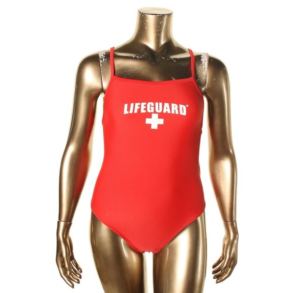 Lifeguard Womens Cut-Out Racerback One-Piece Swimsuit