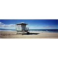 thumbnail image 1 of Lifeguard hut on the beach  8th Street Lifeguard Station  Manhattan Beach  Los Angeles County  California  USA Poster Print by  - 36 x 12, 1 of 1