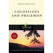 Lifeguide Bible Studies Colossians & Philemon, Paperback