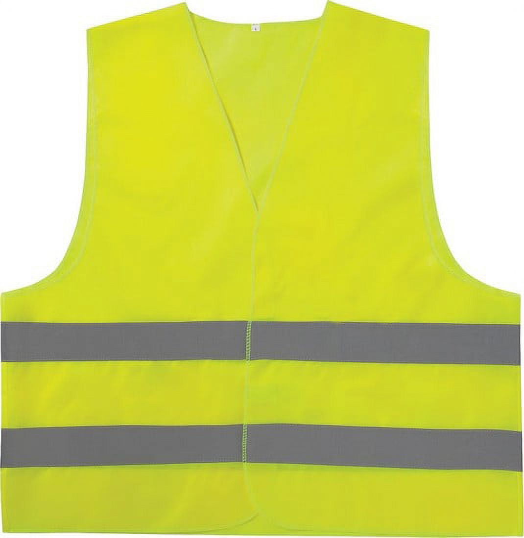 Lifehammer Hi-Vis Ultra Flat Automotive Safety Vest 4 pack (Yellow)