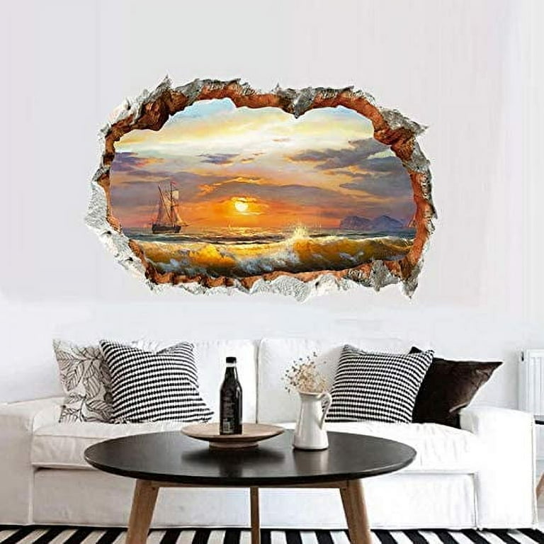 Beach Bedroom Living Room Wall Sticker Beach Bedroom Living Room Wall Sticker