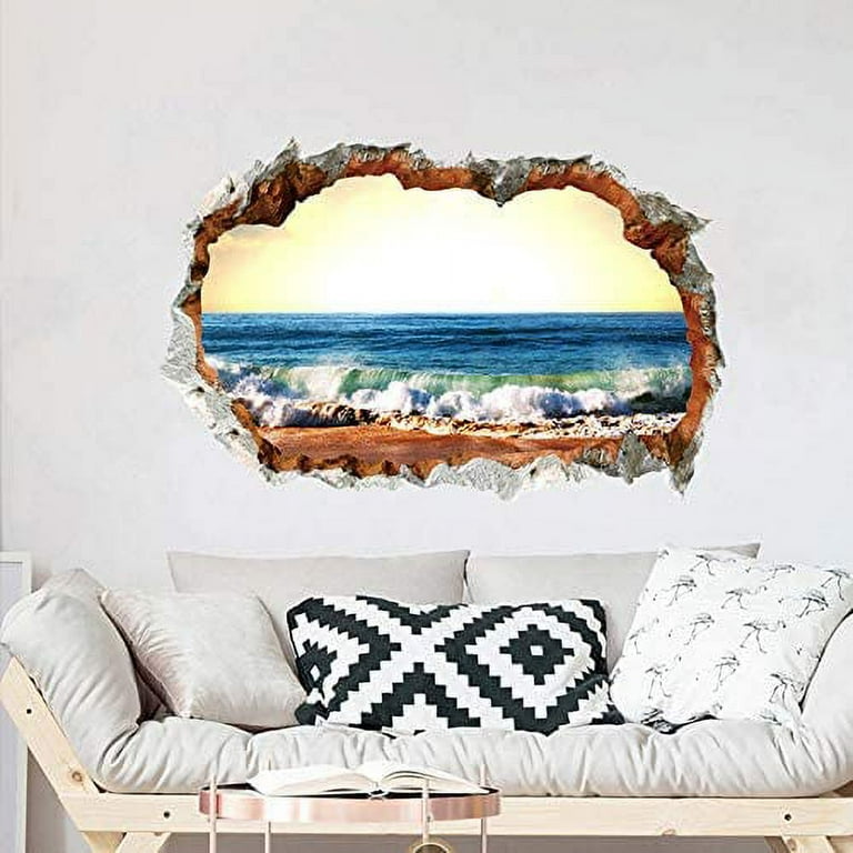 Beach Bedroom Living Room Wall Sticker Beach Bedroom Living Room Wall Sticker