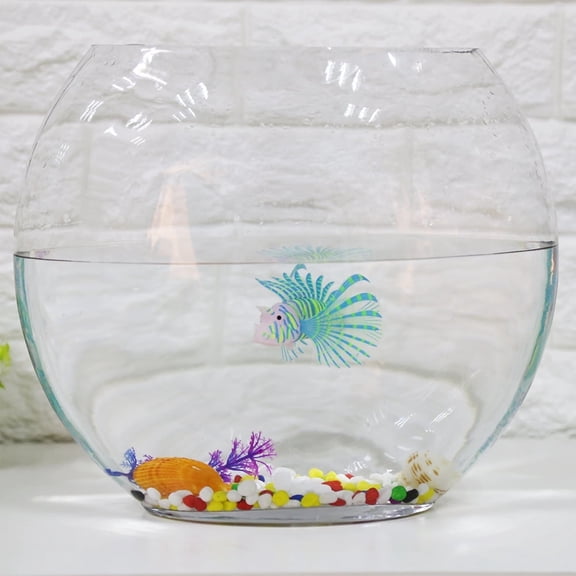 Lifelike Aquarium Fish Decoration, Soft Silicone Material, Absorbs Light For Nighttime <span Style="background:red"></span>, Adds Lively Atmosphere