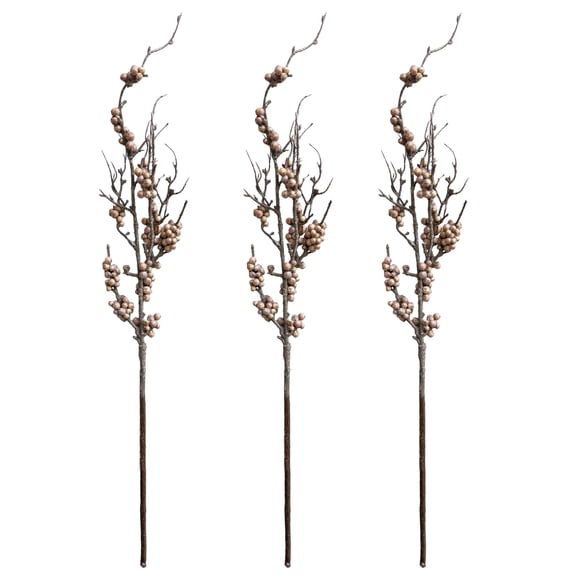 Lifelike Artificial Christmas Holly Set of 3