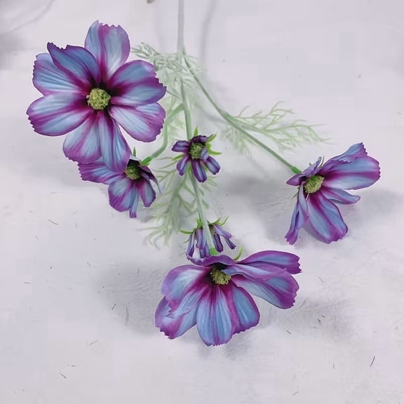 Lifelike Artificial Cosmos Flower - Perfect Faux Floral Decor for Weddings and Home