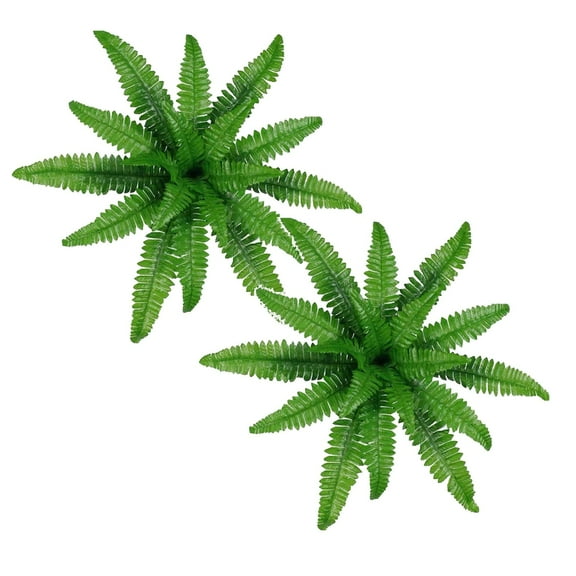 Lifelike Artificial Fern Plant - 18-Branch Faux Greenery for Outdoors, Large UV-Resistant Fern for Porch & Window Decor, No-Maintenance Plastic Fern for Home, Realistic Greenery, Green 1PC