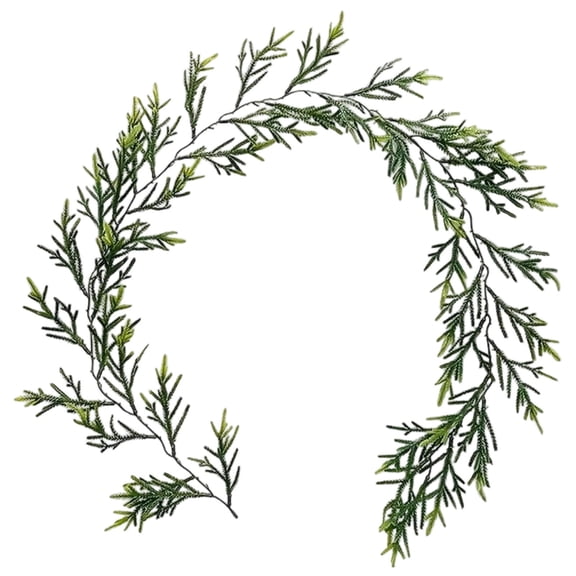 Lifelike Artificial Garland Greenery Green Hanging Vine For Home Wall Decor Mantle And Christmas Holiday Arrangements