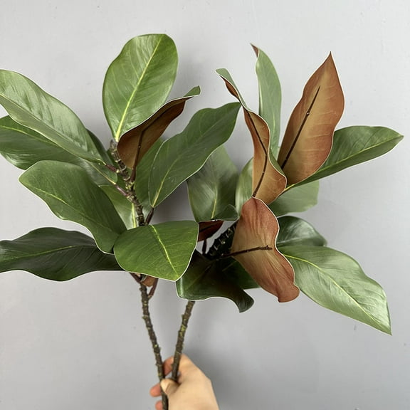 Lifelike Artificial Plants, Faux Bushes, UV Resistant for Home Decor in Living Room, Office, and Bedroom (Green)