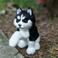 thumbnail image 1 of Lifelike Cat Stuffed Animal Plush Toy, Realistic Kitty Animal Figure Model, Soft Plushie for Home Decor, Cute Cat, Easter Basket Gift, Graduation Present, 1 of 9