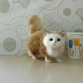thumbnail image 1 of Lifelike Cat Toy Realistic Interactive Stuffed Animal Doll for Kids and Pet Companion, 1 of 3