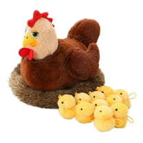 Toy - Realistic Chicken Soft and Cuddly Stuffed Animal Ideal for Kids Celebrating Birthdays and
