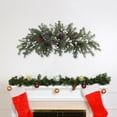 thumbnail image 1 of Lifelike Christmas Door Hanging Vine with Pinecones and Red Berries, Home and Window Decorative Wreath, 1 of 9