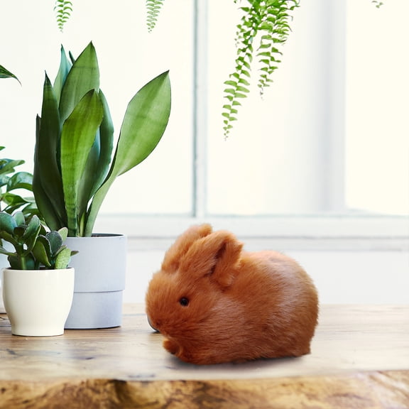 Lifelike Easter Bunny Lying Figurine, Minimalist Style Tabletop Decoration - Spring Home Decor for Living Room, youngsters’ room & Easter Parties, Cute Animal Ornament for Festive Ambiance,1pc