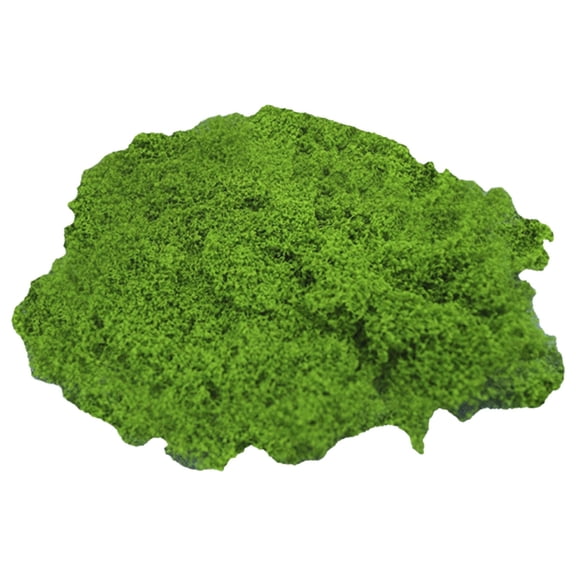 Lifelike Faux Moss Flocking, Easy to Shape And Spread, No Maintenance Artificial Green for Model Making, Fairy Garden, Wall Art Decor, 1X Simulated Moss Artificial Miniature Landscape Ornament