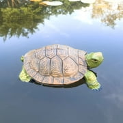Lifelike Floating Turtle Garden Statue,Swimming Pool Turtle Statue for Goose,Heron,Duck Deterrent Control, Realistic Tortoise Deco Animal Reptile Party Decoration