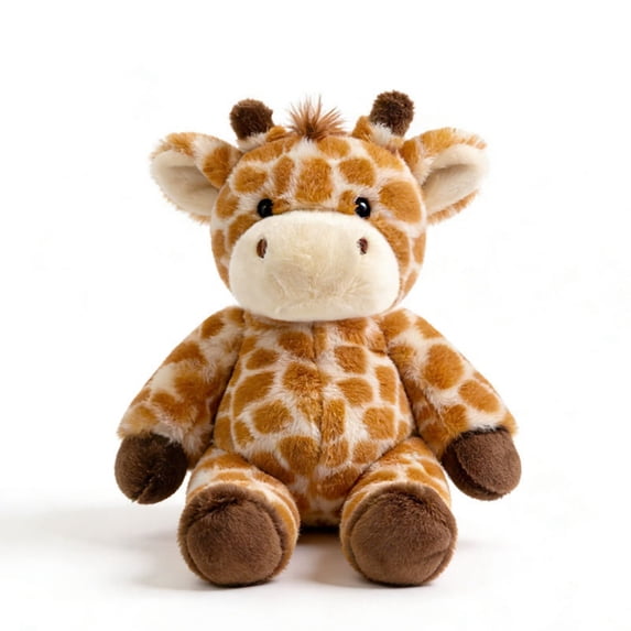 Lifelike Giraffe Stuffed Animal,9.1in Soft Fluffy Plush Toy for Christmas Baby Shower Birthday Gift