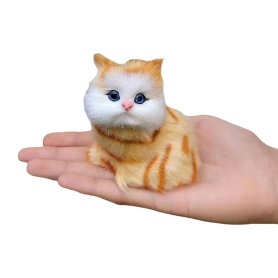 Lifelike Interactive Plush Kitten Toy With Realistic Sounds And Multiple Cute Actions
