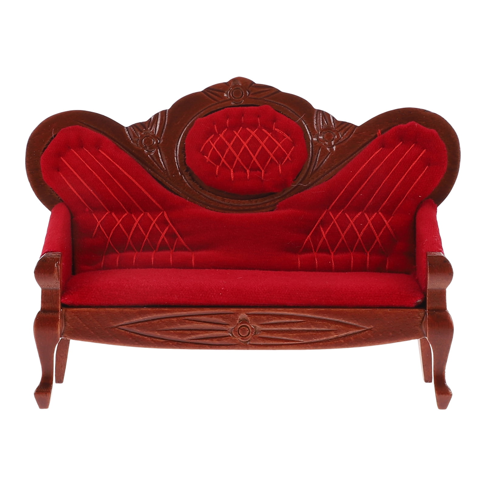 Lifelike Mini Sofa Ornament DIY Mini House Sofa Decor Miniature Sofa Lifelike mini sofa ornament diy mini house sofa decor miniature sofa