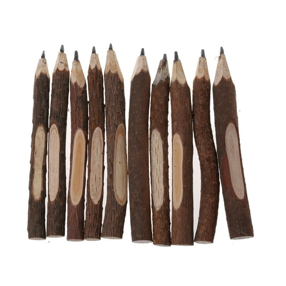 Lifelike Original Tree Bark Ballpoint Pen Pencil Handmade Original Ecological Wooden Pen for Travel Work Study Writing