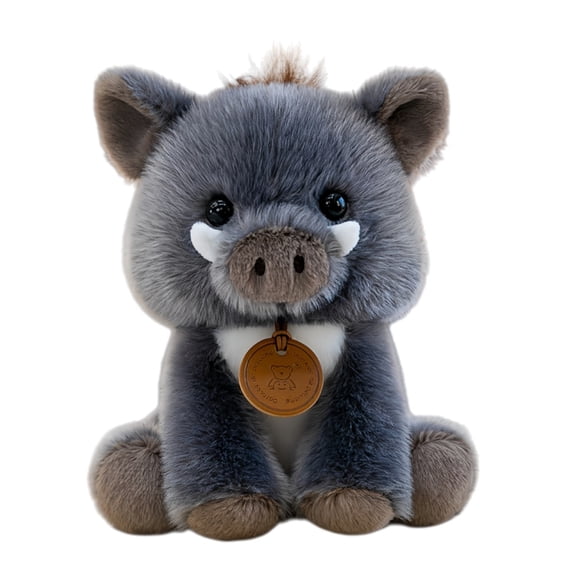 Lifelike Pig Stuffed Animal, 5.9in Cute and Soft Zoo Animal Plush Doll Commemorative Gift