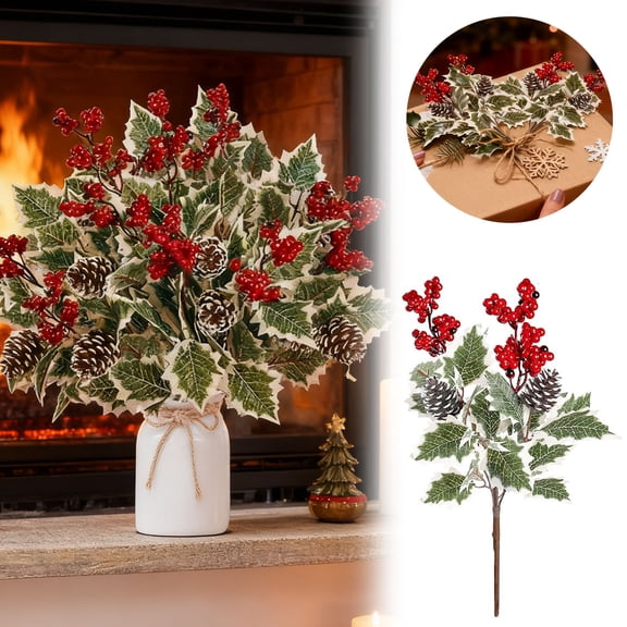 Lifelike Pinecone Flower For Festive Home Holiday Arrangements And Seasonal Decorations Realistic Botanical Piece
