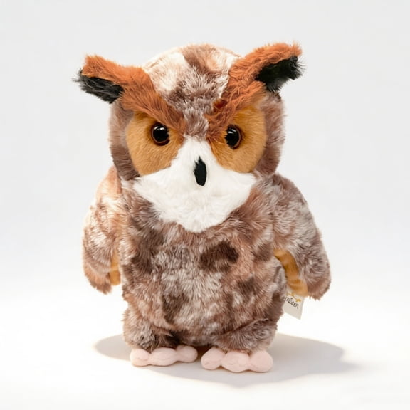 Lifelike Plush Owl Soft Stuffed Animal Toys for Educational Science & Space Learning
