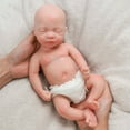 Lifelike Reborn Baby Dolls 12 Inch (Weight 3.3 Lb) Full Platinum Silicone Reborn Baby Boy