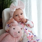 RSG 20 Inch Reborn Baby Doll Toy, Lifelike Soft Cloth Body Doll for Pretend Play, Cute dolls for Girls, Kids Ages 3+