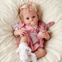 RSG Lifelike Reborn Baby Dolls 17 inch Newborn Baby Dolls Full Body Cloth Real Life Baby Dolls with Gift Box for Kids Age 3 