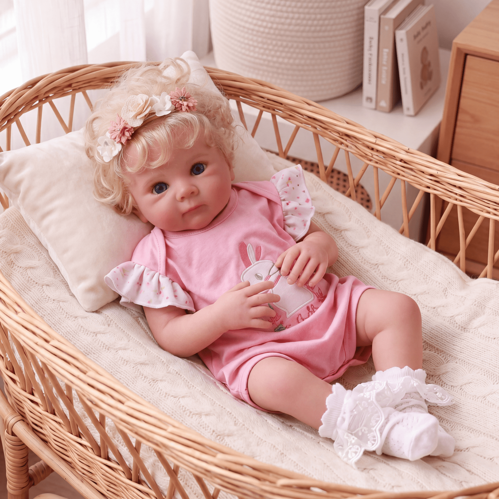 RSG Lifelike Reborn Baby Dolls 17 inch Baby Dolls Full Body Cloth Real Life Baby Dolls with Gift Box for Kids Age 3+