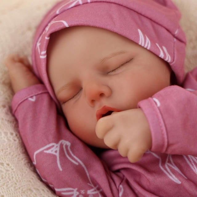Lifelike Reborn Baby Dolls 17 inch Realistic Newborn Baby Dolls Full Body Vinyl Real Life Baby