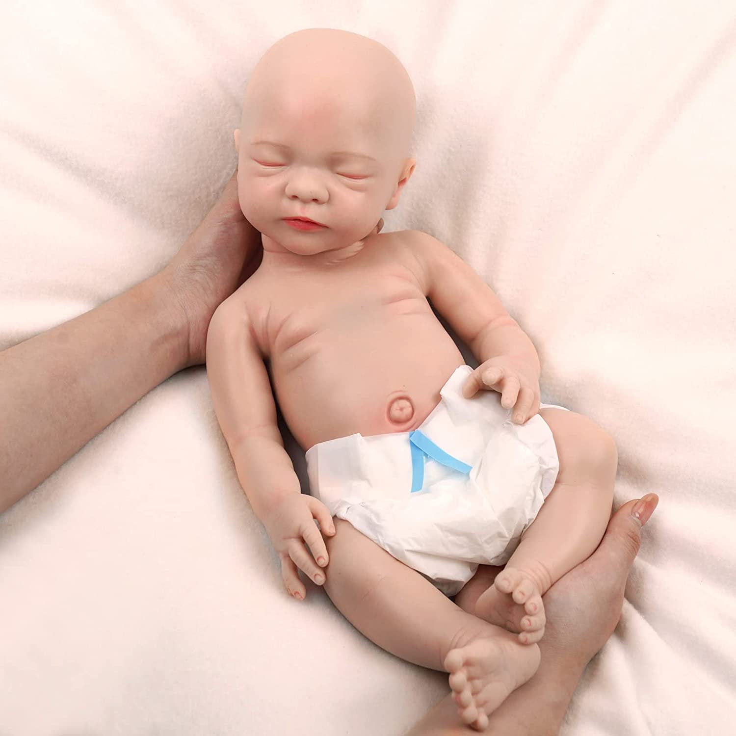 OCSDOLL Reborn Baby Dolls 22 Cute Realistic Soft Silicone Sleeping Baby  Dolls Real Newborn Baby Doll Girl with Closed Eyes