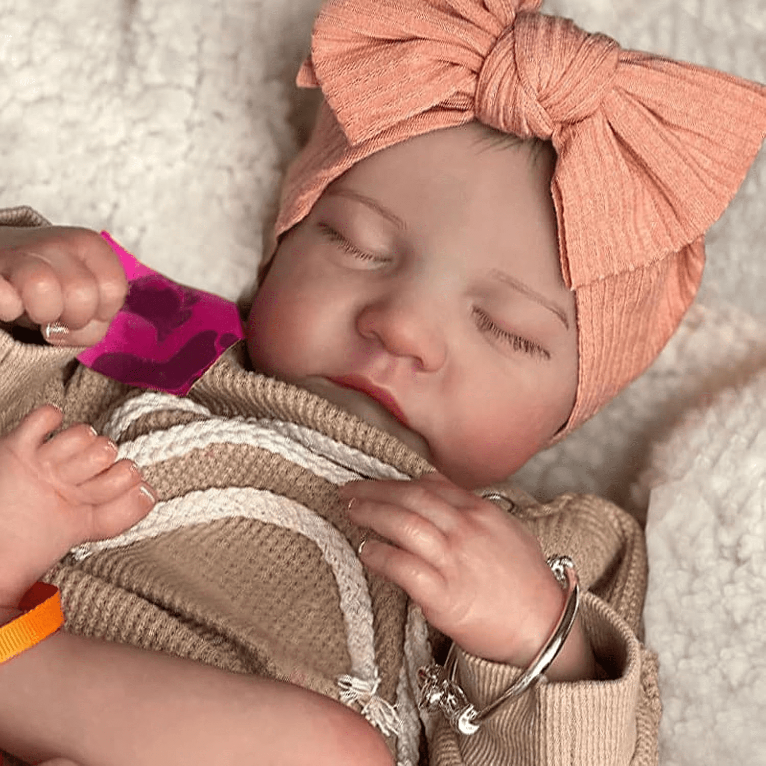 Lifelike Reborn Baby Dolls 18 Inch Realistic Boy Doll with Soft Cloth Body, Realistic Newborn Baby DollIdeal Gift for Kids Age 3+