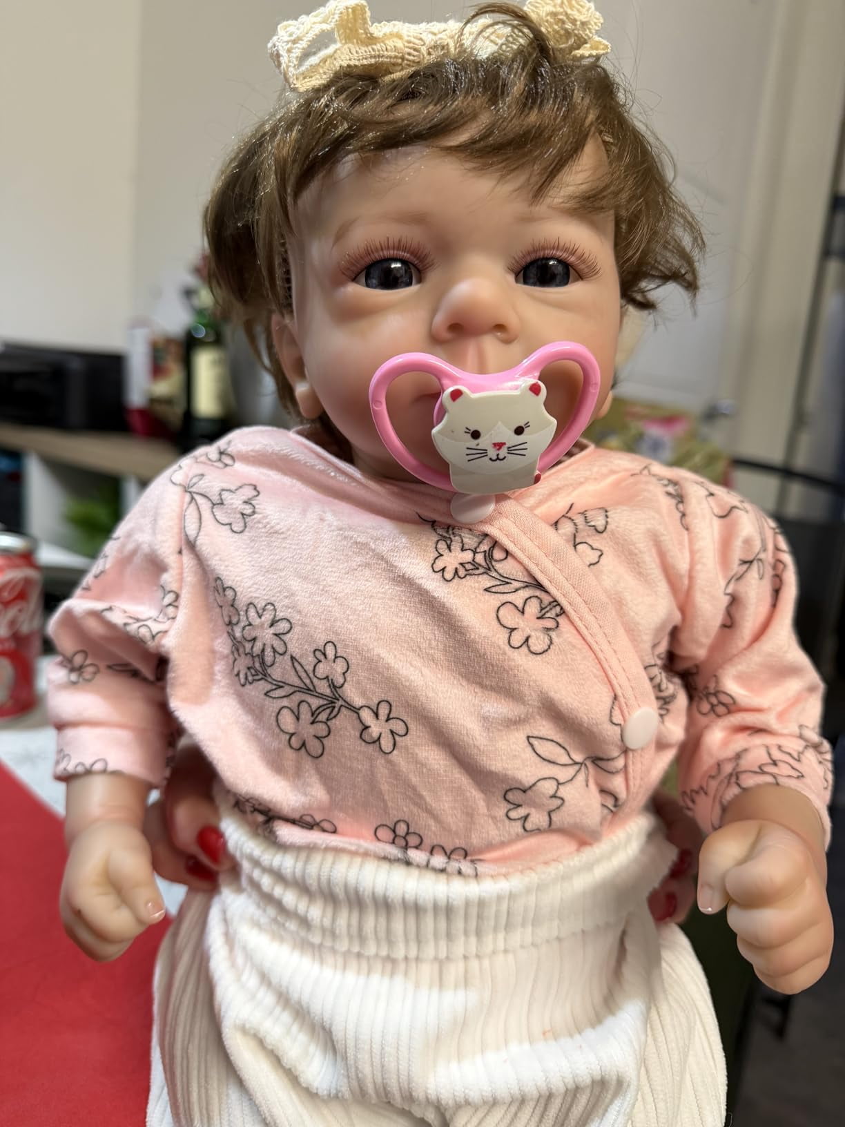 Lifelike Reborn Baby Dolls -19 inch Realistic Newborn Baby Dolls, Soft Cloth Body Baby Dolls with Accessories Birthday Gift for Kids Age 3 +