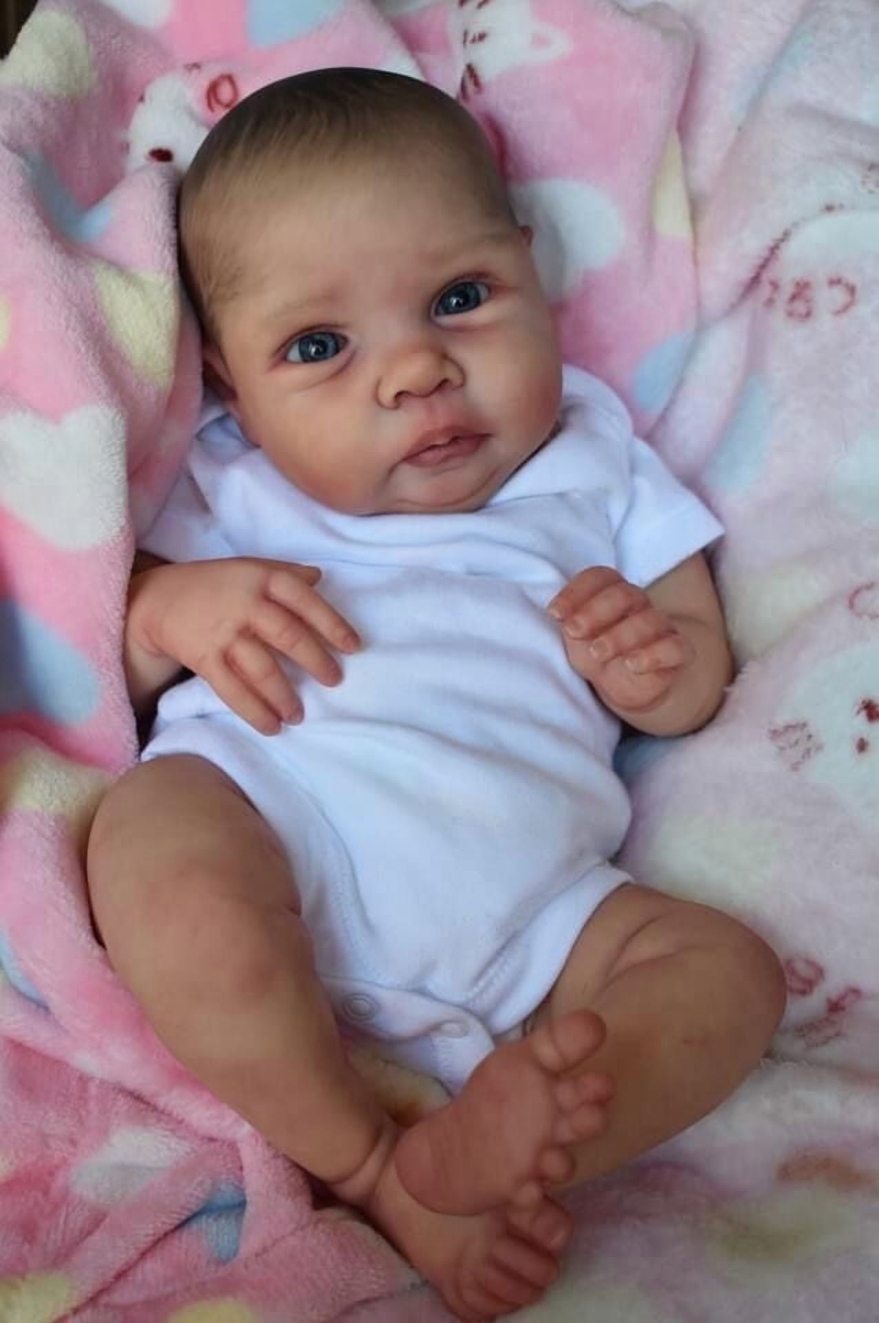 Lifelike Reborn Baby Dolls - 20-Inch Cute Realistic-Newborn Baby Dolls Soft Cloth Body Real Life Baby Doll with Gift Box for Kids Age 3+ & Collection