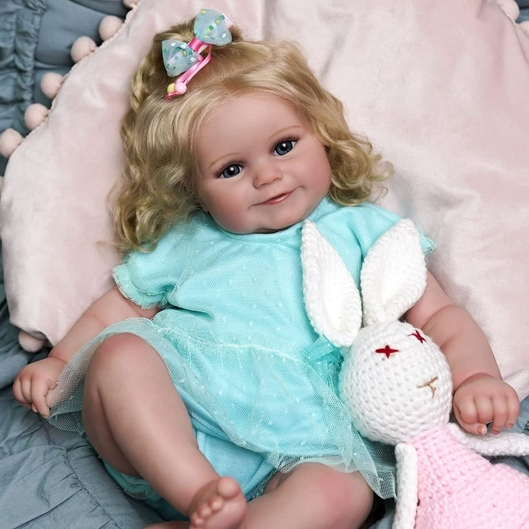 BABESIDE Lifelike Reborn Baby Dolls - 18'' Realistic Baby Dolls Soft Body  Real Life Baby Dolls Girl with Gift Box for Kids Age