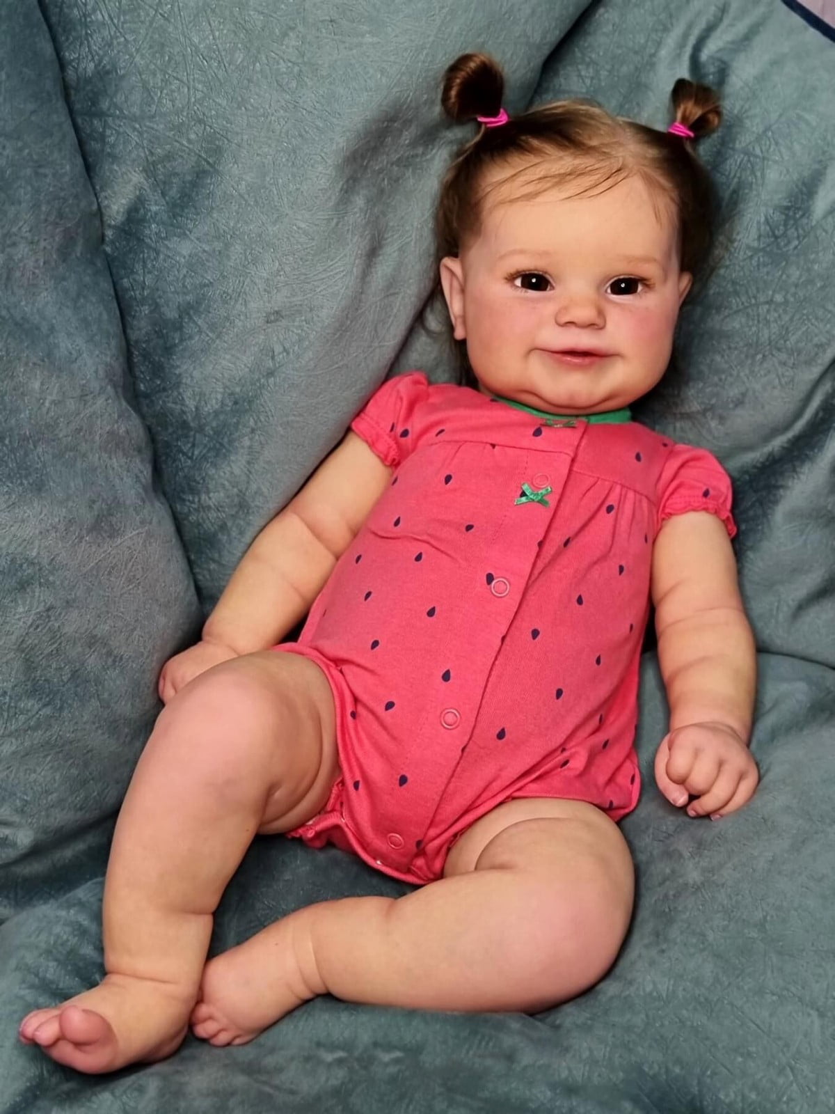 Lifelike Reborn Baby Dolls - 20" Realistic-Newborn Baby Doll Smiling Girl Real Life Baby Dolls with Clothes and Toy Accessories Gift for Kids Age 3+