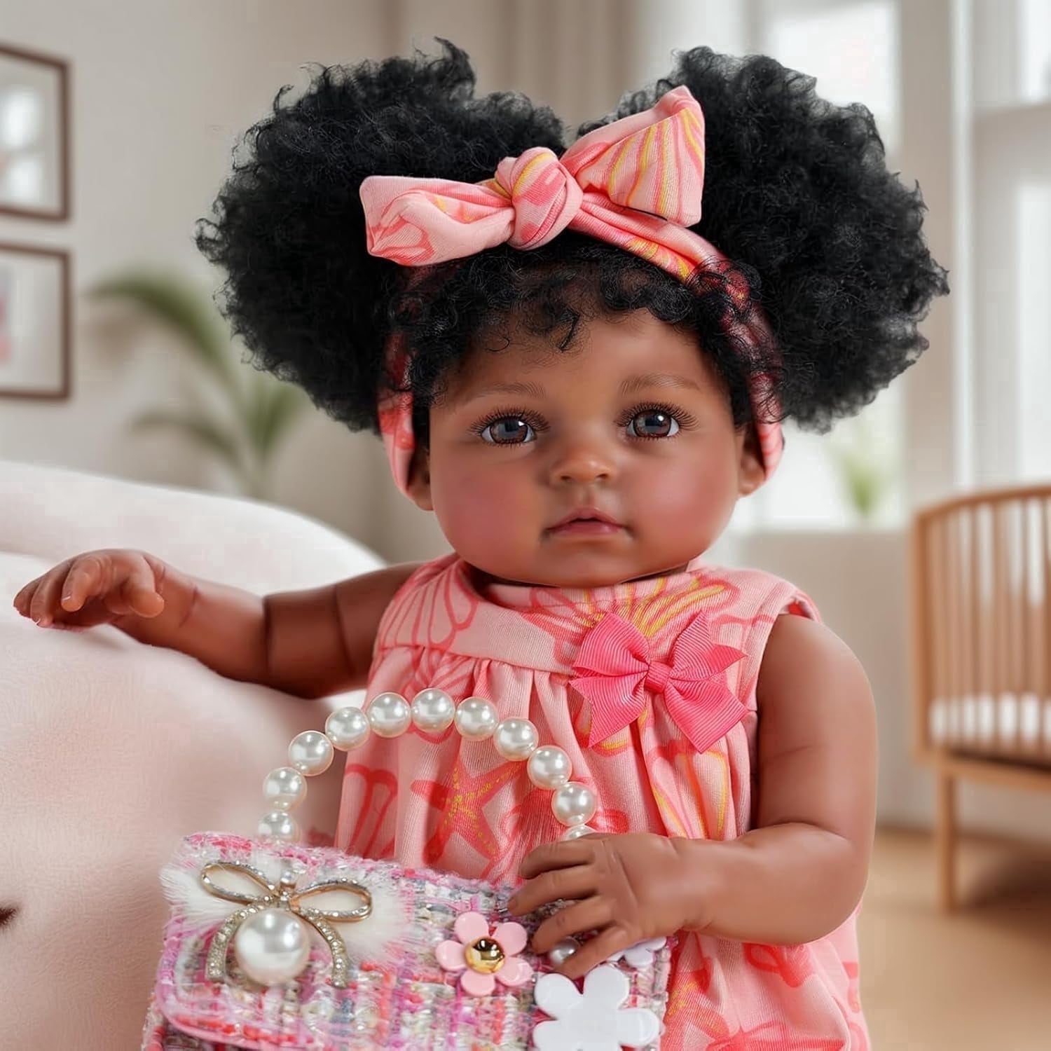 RSG Lifelike Reborn Baby Dolls 20 inch Baby Dolls Adorable Playful Soft Cloth Body with Gift Box for Kids Age 3+